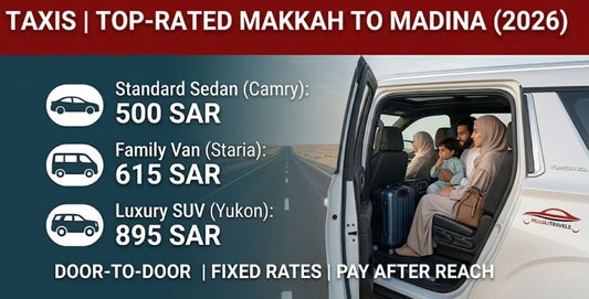 Top-Rated Taxi Companies for Makkah to Madina Trips