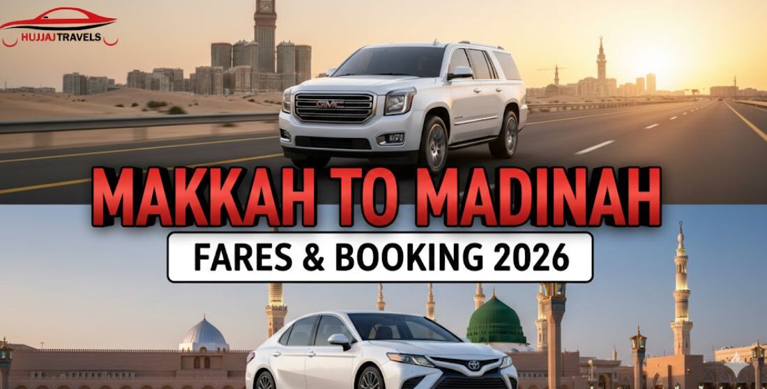Planning your journey between the Holy Cities? Learn how to book a reliable private taxi from Makkah to Madinah, including vehicle types, latest fares, and travel tips.