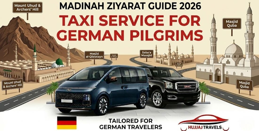 Madinah Ziyarat Taxi Service for German Pilgrims 2026