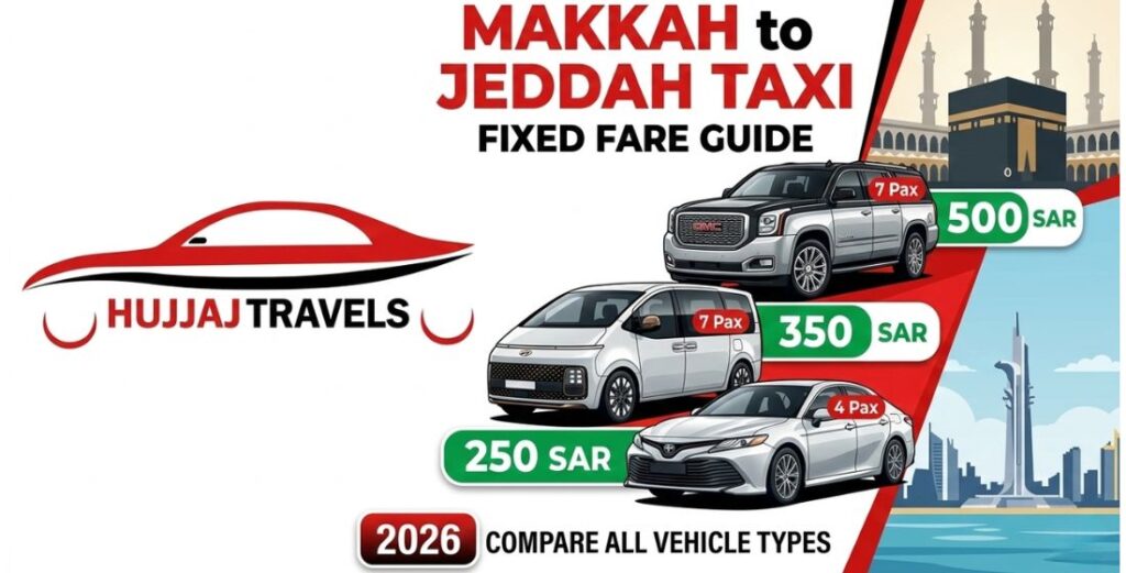Compare Makkah to Jeddah Taxi Prices | 2026 Fare Guide