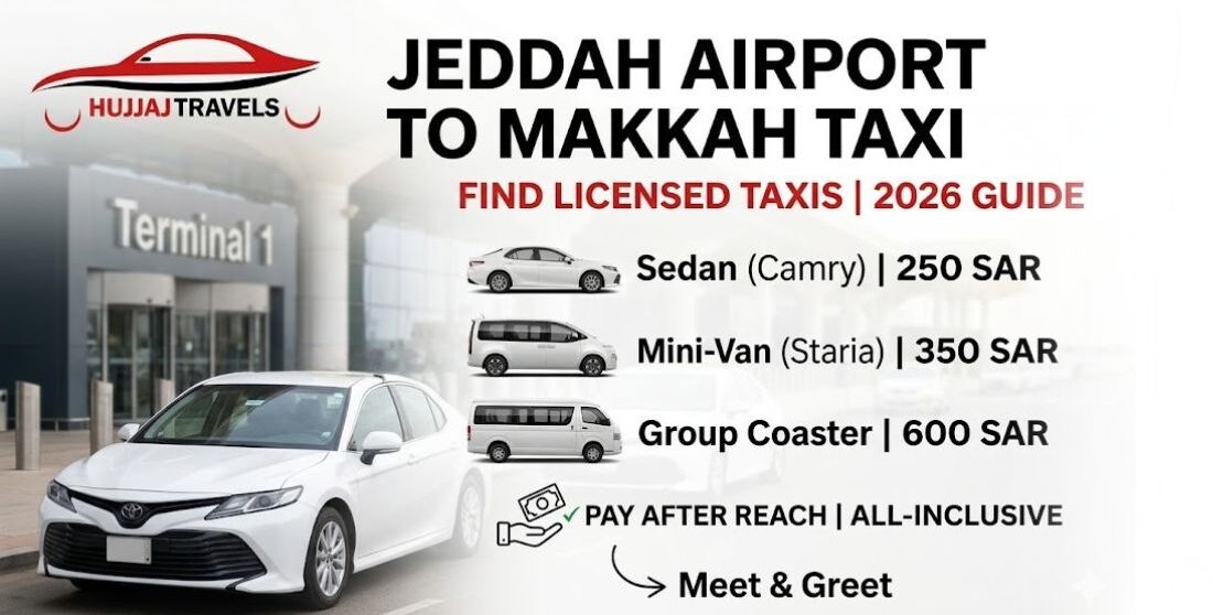 Finding Licensed Taxis at Jeddah Airport for Makkah 2026